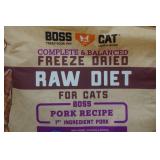 *2* Boss Cat Freeze Dried Treats - Pork Recipe