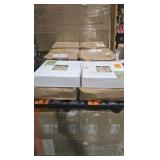 Rain Forest 12 in. x 12 in. White Mid-Polish Pebble Stone Floor and Wall Tile (60 sq. ft.)