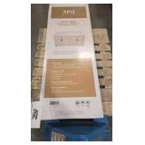 MSI Freestanding Vanity 60 in. W x 21.75 in. D x 33 in. H Unassembled Bath Vanity Cabinet without Top in White