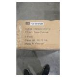 Hampton Bay Avondale 21 in. W x 24 in. D x 34.5 in. H Ready to Assemble Plywood Shaker Base Kitchen Cabinet in Alpine White