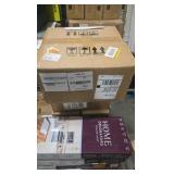 YUYI 19 in. 1-Light Gold Wall Sconce, Modern Wall Light with Glass Tube for Living Room, Dining Room (2-Sets)