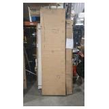 Hampton Bay Avondale 18 in. W x 24 in. D x 90 in. H Ready to Assemble Plywood Shaker Pantry Kitchen Cabinet in Ink Blue