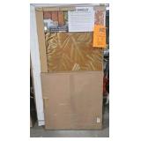 OUTDECO Rainforest 3 ft. x 6 ft. Oxy-Shield Corten Steel Decorative Screen Panel in Rust with 6-Screws