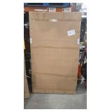 DreamLine QWALL-5 40-in x 34-in 3-Piece Glue To Wall White Side and Back Walls