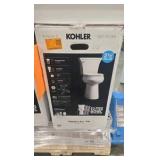 KOHLER Highline Arc Extra Tall 12 in. Rough In 2-Piece 1.28 GFP Single Flush Elongated Toilet in White with Soft Close Seat