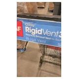 GAF Cobra Rigid Vent 3-9 in. x 48 in. in Black Plastic Roof Ridge Vent, Case