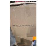 Leo Hanging Globe 14 in. 1-Light Satin Brass Pendant with Smooth White Glass Shade