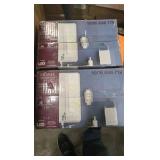 (2) Home Decorators Collection Keighley Integrated LED Chrome and Crystal Indoor Wall Sconce Light Fixture