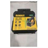 DEWALT 100 ft. Green Self-Leveling Cross Line Laser Level with (3) AA Batteries & Case
