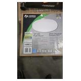 (5) Lithonia Lighting Contractor Select FMLRL 14 in. 24-Watt Integrated LED White 1600 Lumens 4000K Round Flush Mount Light