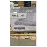 Vissani Lora 30 in. 350 CFM Convertible T-Shape Wall Mount Range Hood in Stainless Steel with Charcoal Filters and LED Lighting