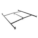 Hollywood Bed Frame Black Adjustable Bedframe Headboard Footboard Bolt on Bed Rails