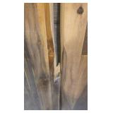 Hampton Bay 10 ft. L x 25 in. D Finished Saman Solid Wood Butcher Block Countertop in Live Edge