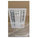 900 - VPC 3 in. ABS Plastic DWV Hub x Hub Coupling Fitting