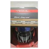 Lincoln Electric Auto-Darkening Welding Helmet with Variable Shade Lens No. 7-13 (1.73 x 3.82 in. Viewing Area), Red Fierce Design
