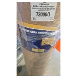 QEP 200 sq. ft. 4 ft. Wide x 50 ft. Long x 6mm Thick Natural Cork Sound Dampening Underlayment Roll