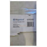 Lifeproof Inverness Travertine 22 MIL x 11.9 in. W x 23.8 in. L Click Lock Waterproof Vinyl Tile Flooring (318 sqft)