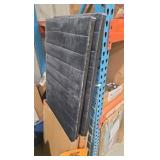 (2) Emile Grey and Dark Brown Queen Headboard