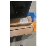 Natures Composites Composite Modern Horizontal Semi-Privacy Perimeter Gate (3.5 ft. H x 4 ft. W) Timber Brown & 6 post