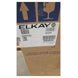 Elkay Wall Mount ADA Cooler Filtered Refrigerated Drinking Fountain Light Gray Granite