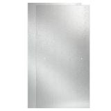 (2) Delta 29-3/4 in. x 67-3/4 in. x 1/4 in. (6 mm) Frameless Sliding Shower Door Glass Panels in Rain (For 50-60 in. Doors)