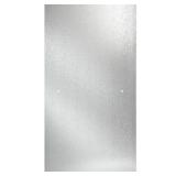 (2) Delta 24-3/8 in. x 63-1/8 in. x 1/4 in. (6mm) Frameless Pivoting Shower Door Glass Panel in Clear (For 27-30 in. Doors)