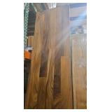 Hampton Bay 10 ft. L x 25 in. D Finished Saman Solid Wood Butcher Block Countertop in Live Edge