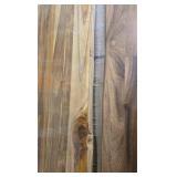 Hampton Bay 10 ft. L x 25 in. D Finished Saman Solid Wood Butcher Block Countertop in Live Edge