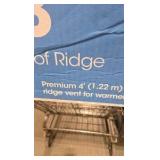 GAF Cobra Rigid Vent 3-9 in. x 48 in. in Black Plastic Roof Ridge Vent, Case