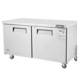 VEVOR 60 in. Commercial Refrigerator Sandwich & Salad Prep Table, 16.4 cu. ft. Stainless Steel Refrigerated Food Prep Station