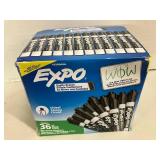 Expo Black Dry Erase Markers