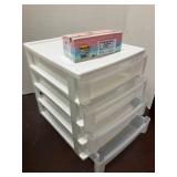 Four Drawer Organizer and Post-It Notes