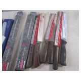 (EW5) Vintage Wood Flint Knife Hold...