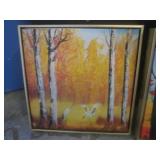 (F-2) Assorted Wall Decor 2 Canvas ...