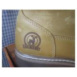 (CS) Pair of Elk Wood Leather Work ...