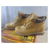 (CS) Pair of Elk Wood Leather Work ...