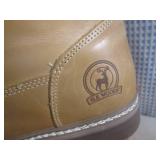 (CS) Pair of Elk Wood Leather Work ...