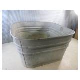 (EC1) Vintage Galvanized Metal Squa...