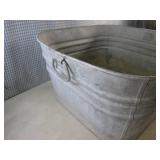 (EC1) Vintage Galvanized Metal Squa...