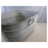 (EC1) Vintage Galvanized Metal Squa...