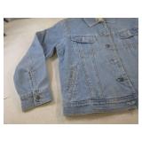 (BR1) J Jill Lined Denim Jacket Siz...