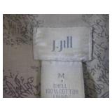 (BR1) J Jill Lined Denim Jacket Siz...