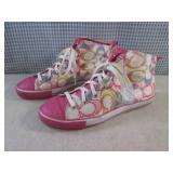 (CSB) Pair of Coach High Top Sneake...
