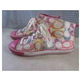 (CSB) Pair of Coach High Top Sneake...