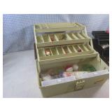 (EC1) 3 Fishing Tackle Boxes with C...