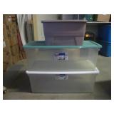 (G-1) 2 Large 1 Smaller Totes with ...