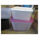 (EC1) 6 Assorted Totes / 2 with Lid...