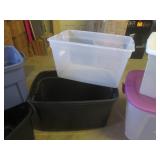 (EC1) 6 Assorted Totes / 2 with Lid...