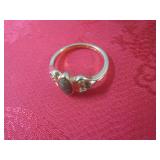 (CNTR) Avon 18K Gold Plated Ring wi...