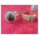 (CNTR) 5 Avon Rings...